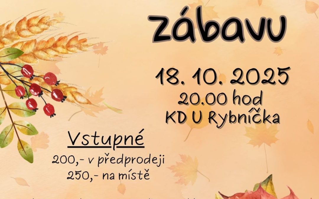 Posvícenská zábava ⚽💃🕺