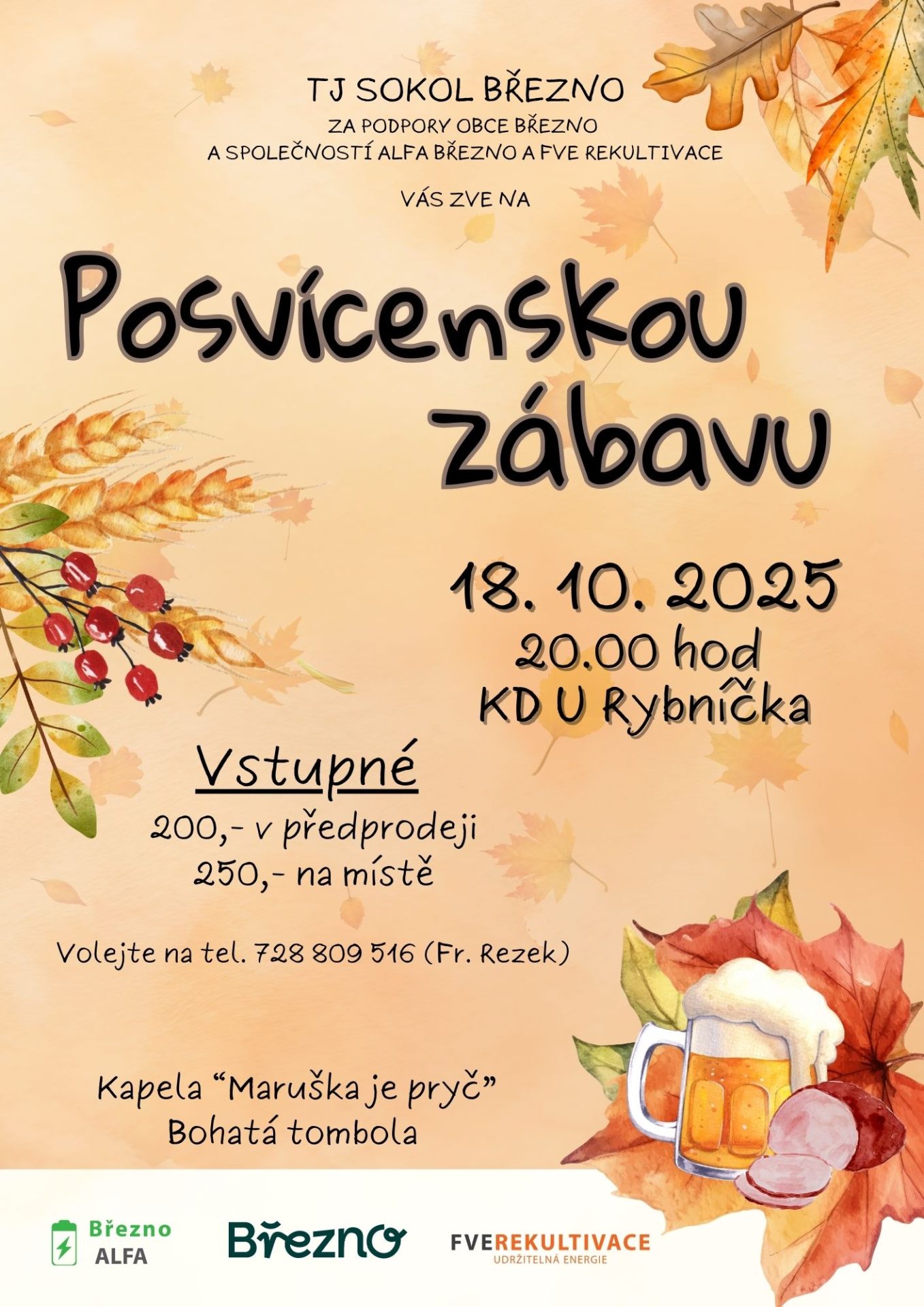 Posvícenská zábava ⚽💃🕺