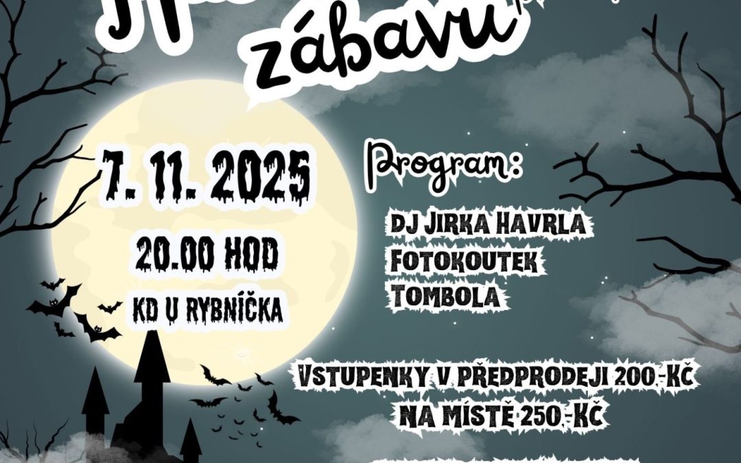 Halloweenská zábava 👻💃🕺