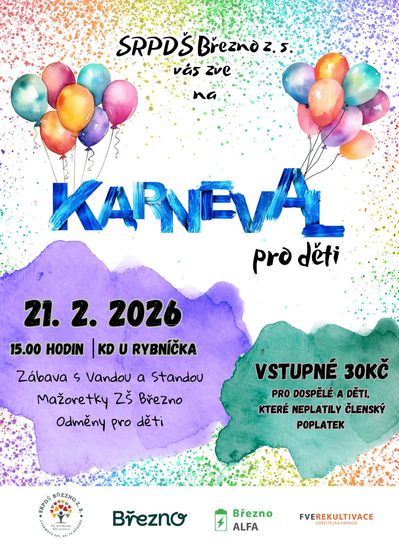 Karneval pro děti 🐞👑