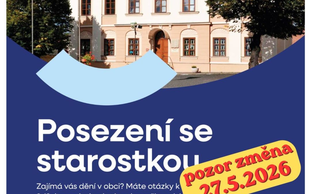 Posezení se starostkou 🌸