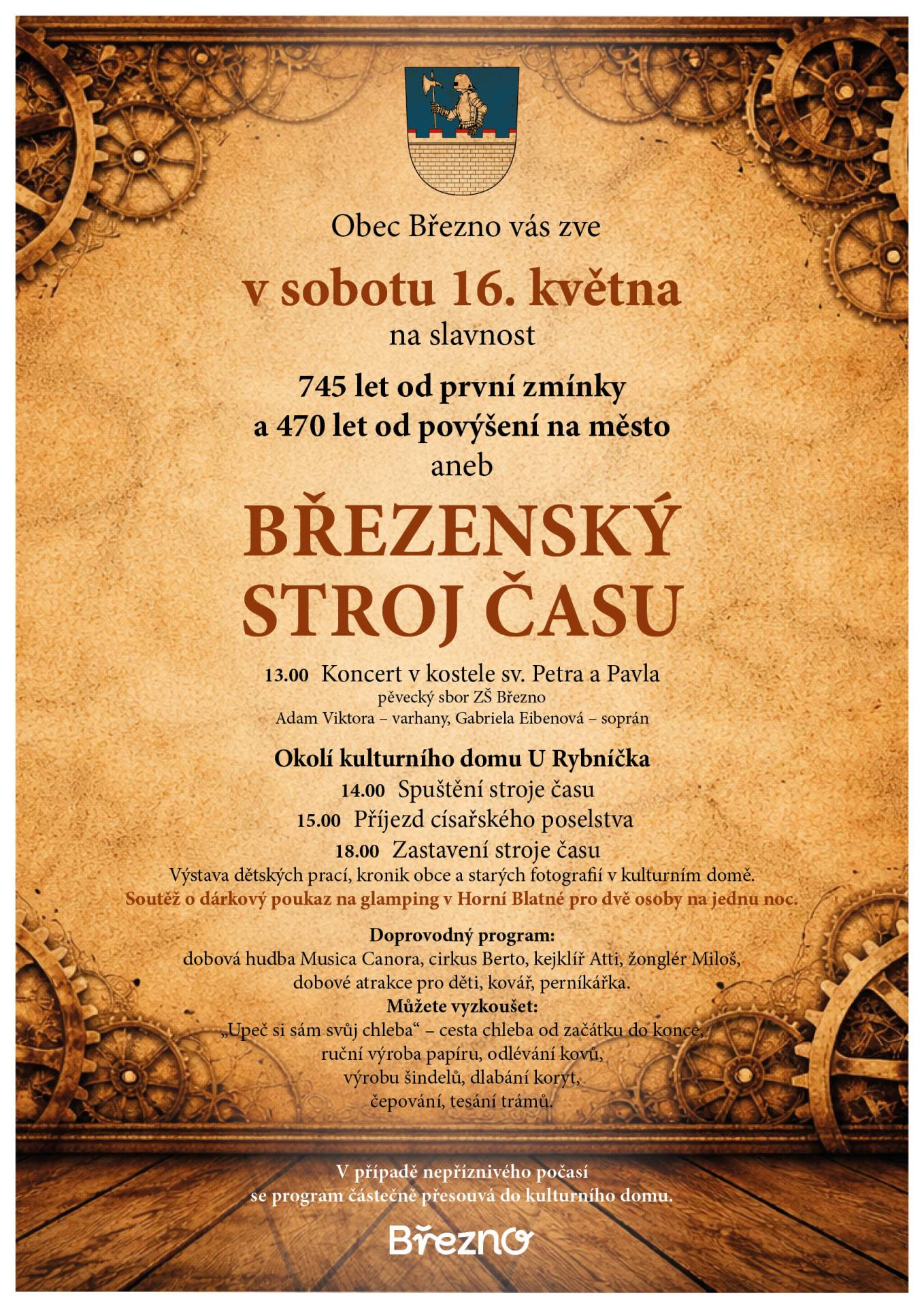 slavnost Březenský stroj času ⚙️🕰️