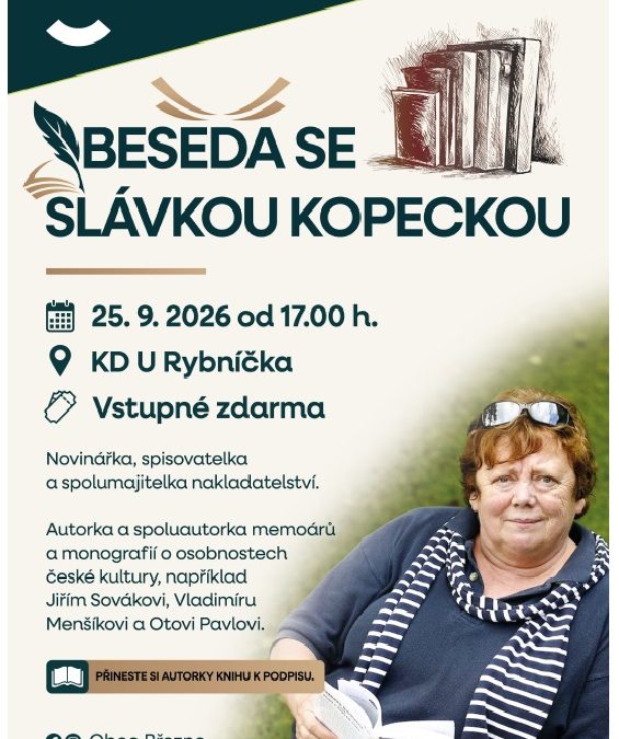 Beseda se Slávkou Kopeckou 📖